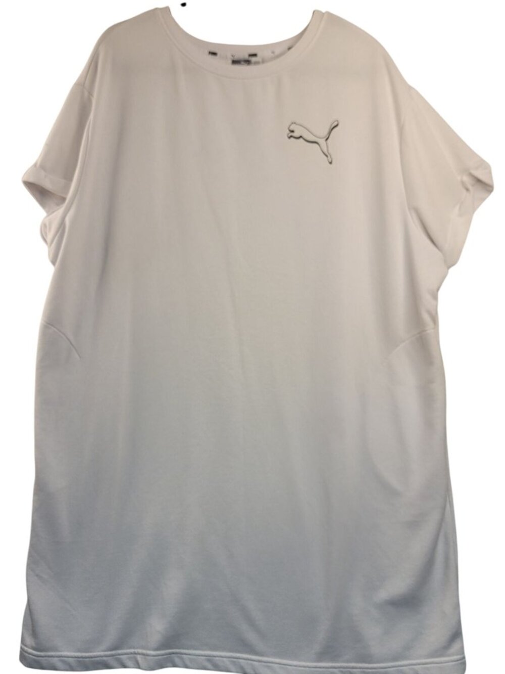 Puma Womens Oversized 3X T-Shirt Dress Athleisure Streetwear Sporty Relaxed